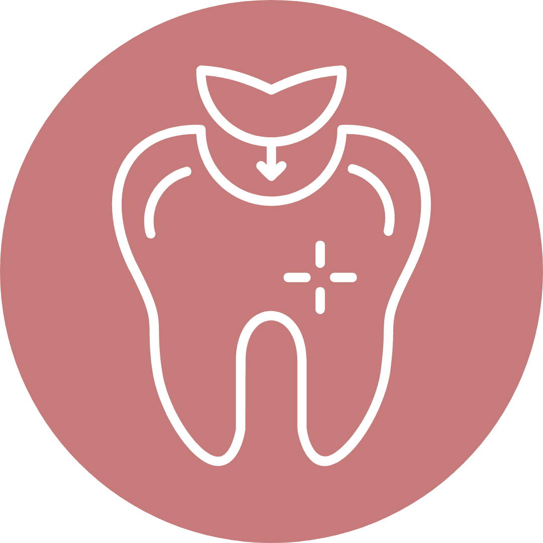 Ilustração do serviço Restauração dental